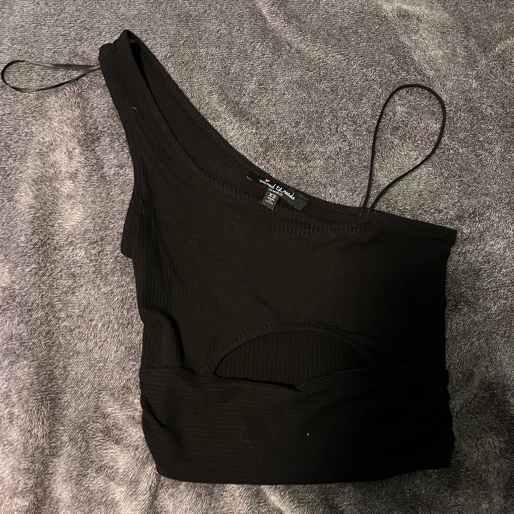 Black Cropped Top